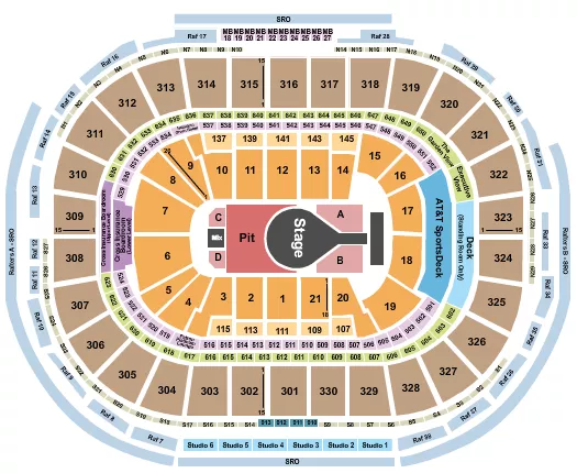 KACEY MUSGRAVES Seating Map Seating Chart