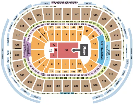 LOUIS TOMLINSON Seating Map Seating Chart