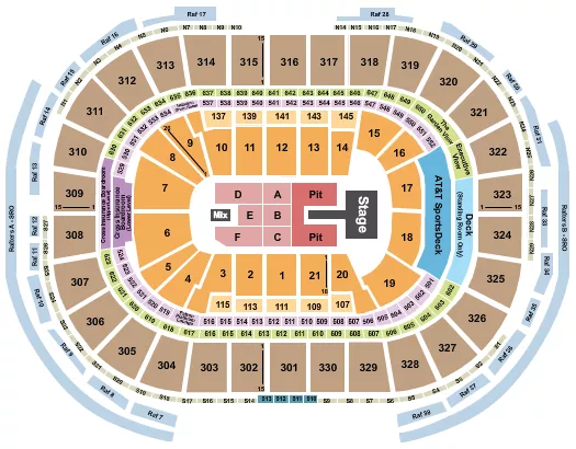 RENEE RAPP Seating Map Seating Chart