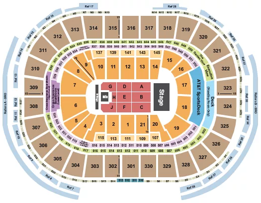 RICARDO ARJONA Seating Map Seating Chart