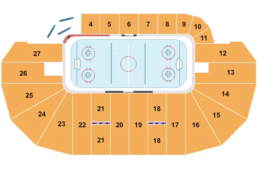 HOCKEY 2 Seating Map Seating Chart