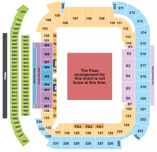 GENERIC FLOOR Seating Map Seating Chart