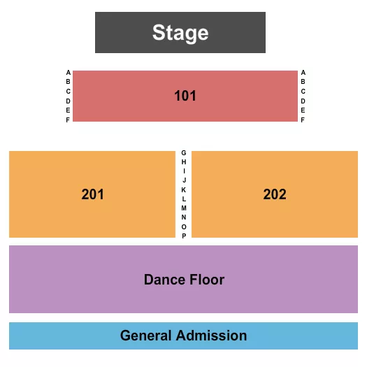 TACHI PALACE HOTEL CASINO ENDSTAGE 4 Seating Map Seating Chart