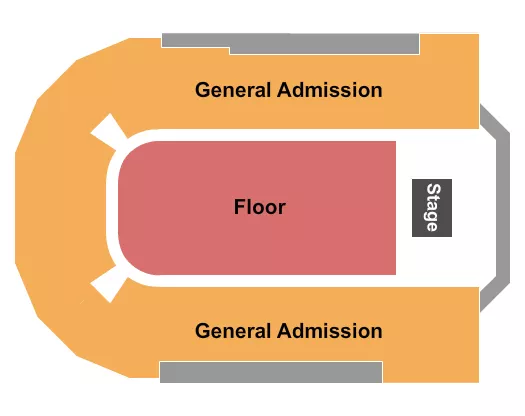 GA FLOOR GA BOWL Seating Map Seating Chart