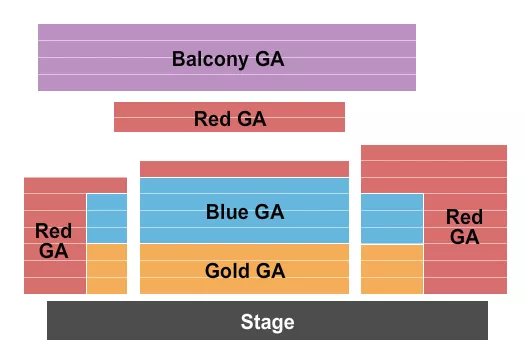 CROSSROADS FEST Seating Map Seating Chart