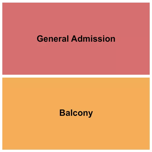 GA BALCONY Seating Map Seating Chart