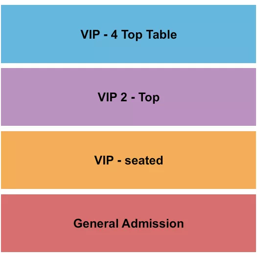 GA VIP TABLES Seating Map Seating Chart