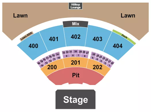 ENDSTAGE GA PIT 2 Seating Map Seating Chart