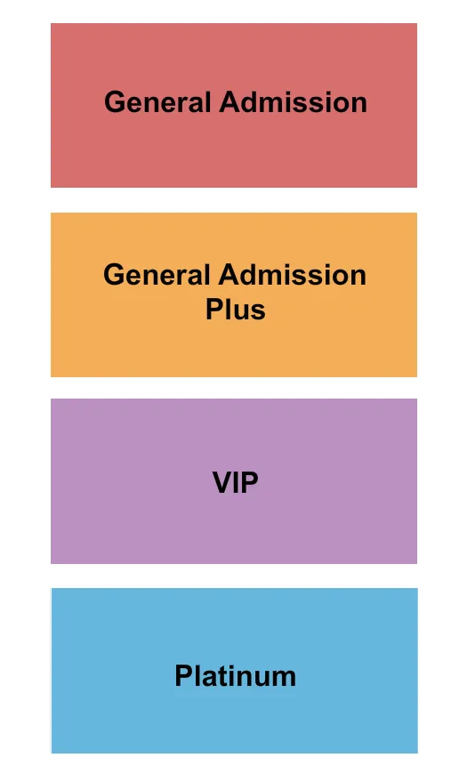 GA VIP PLATINUM Seating Map Seating Chart