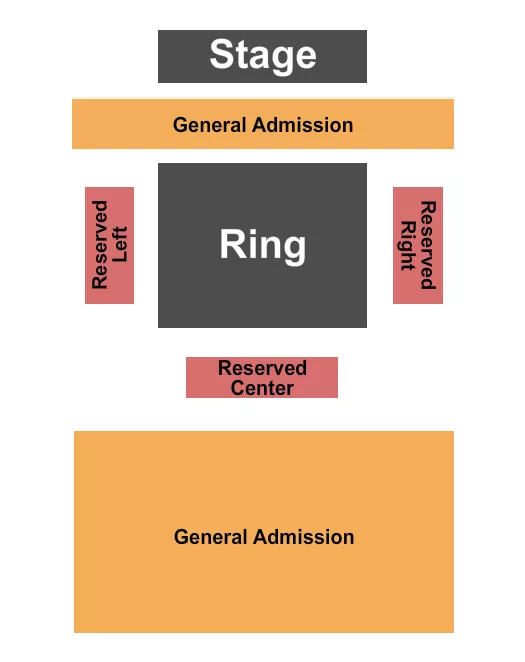 WRESTLING Seating Map Seating Chart