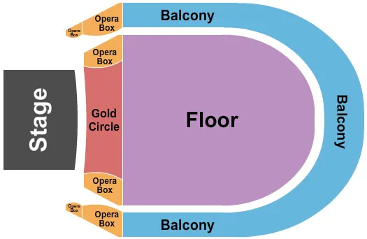 ENDSTAGE GC Seating Map Seating Chart