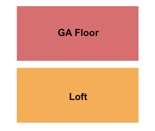 GA FLOOR LOFT Seating Map Seating Chart