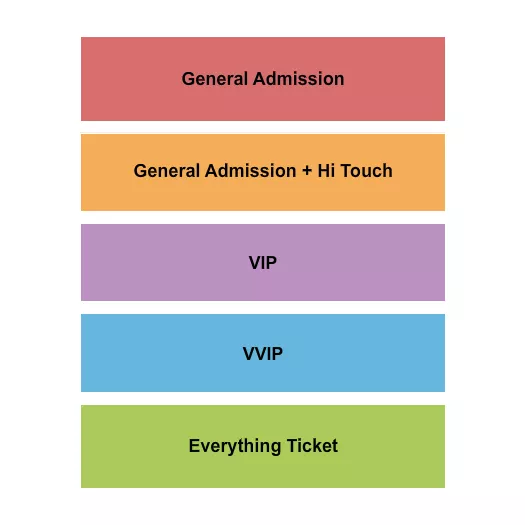 THE ABBEY ORLANDO POW Seating Map Seating Chart