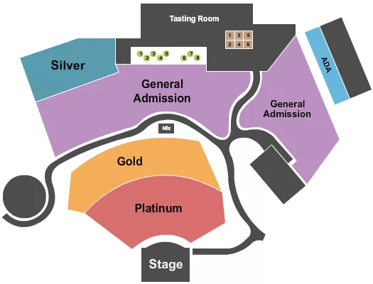 ENDSTAGE 4 Seating Map Seating Chart