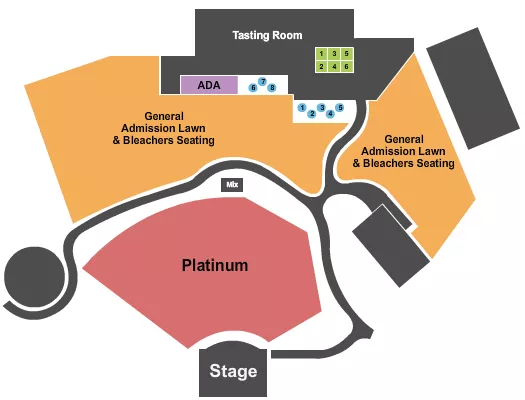 ENDSTAGE 5 Seating Map Seating Chart