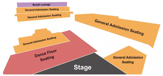ENDSTAGE DANCEFLR Seating Map Seating Chart