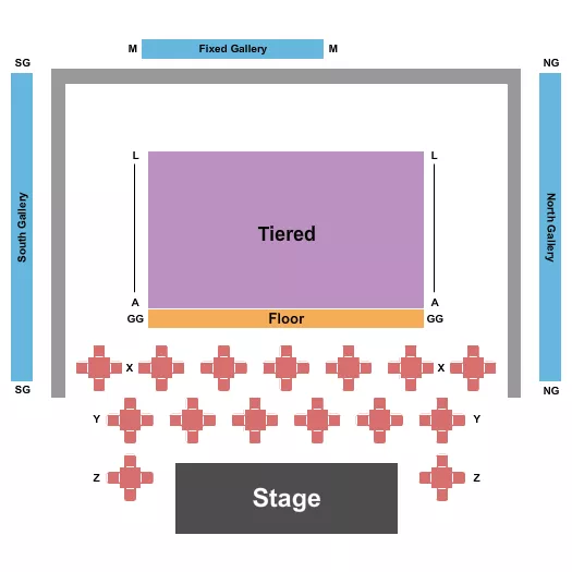 ENDSTAGE TABLES Seating Map Seating Chart
