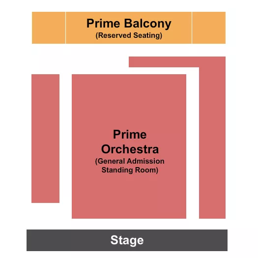 ENDSTAGE GA Seating Map Seating Chart