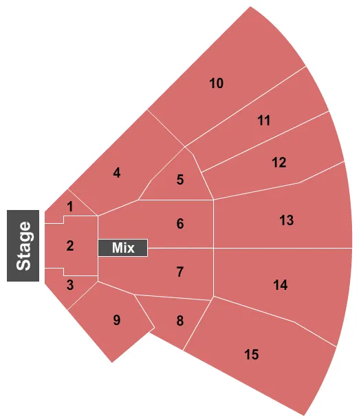 END STAGE Seating Map Seating Chart