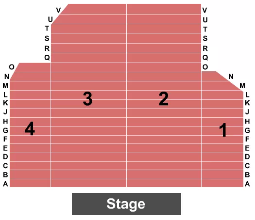 ENDSTAGE Seating Map Seating Chart
