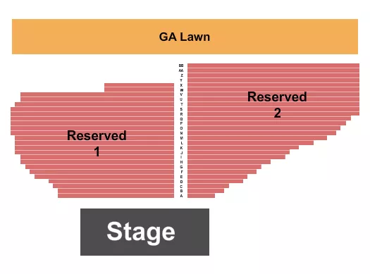 THE CAVERNS TN ENDSTAGE 4 Seating Map Seating Chart