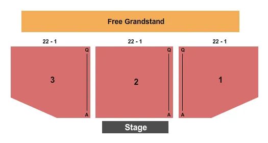 ENDSTAGE Seating Map Seating Chart