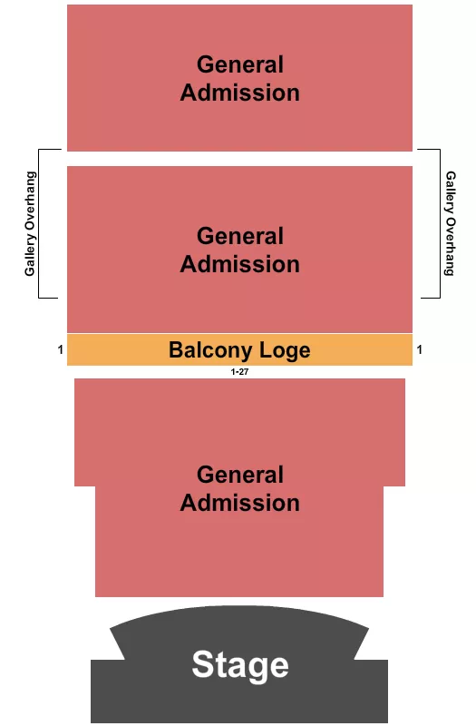 GA RSVD LOGE Seating Map Seating Chart