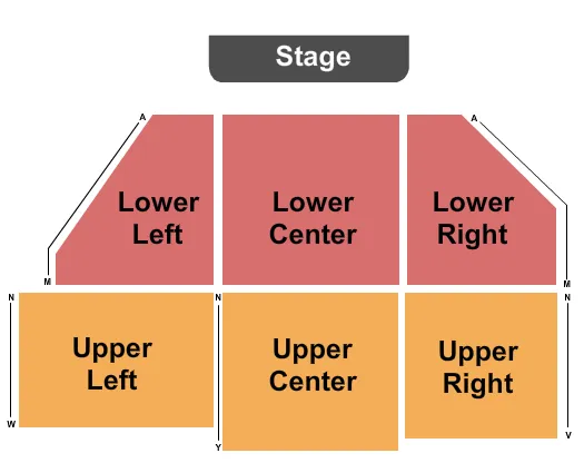 COEUR DALENE CASINO ENDSTAGE 2 Seating Map Seating Chart