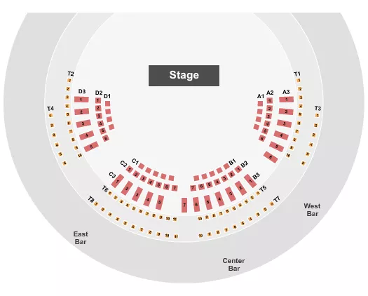ENDSTAGE 2 Seating Map Seating Chart