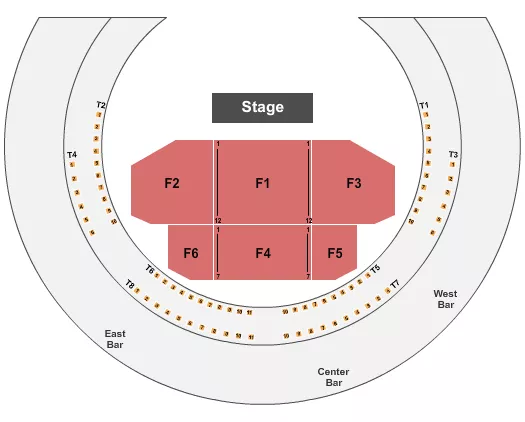 ENDSTAGE 3 Seating Map Seating Chart
