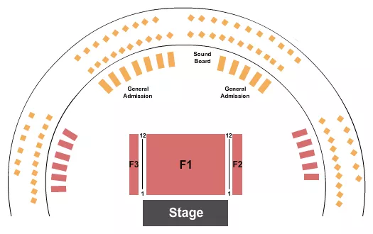 MAGIC HUNKS LIVE Seating Map Seating Chart