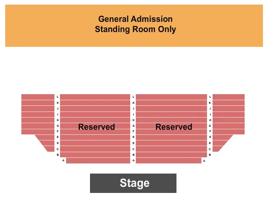 THE DISTRICT SIOUX FALLS ENDSTAGE 2 Seating Map Seating Chart