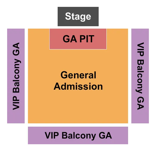 THE DISTRICT SIOUX FALLS LEE BRICE Seating Map Seating Chart