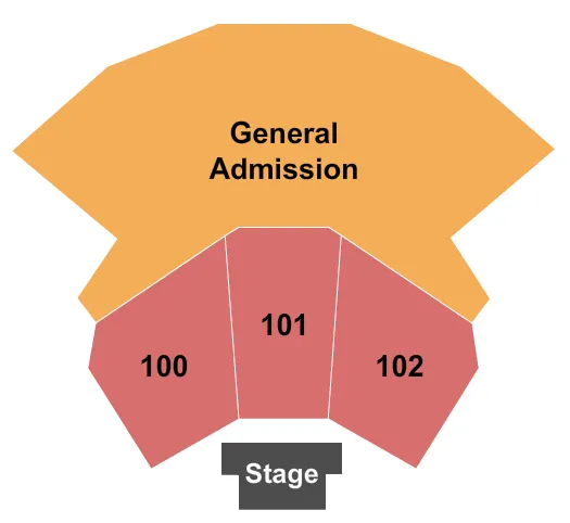 ENDSTAGE Seating Map Seating Chart