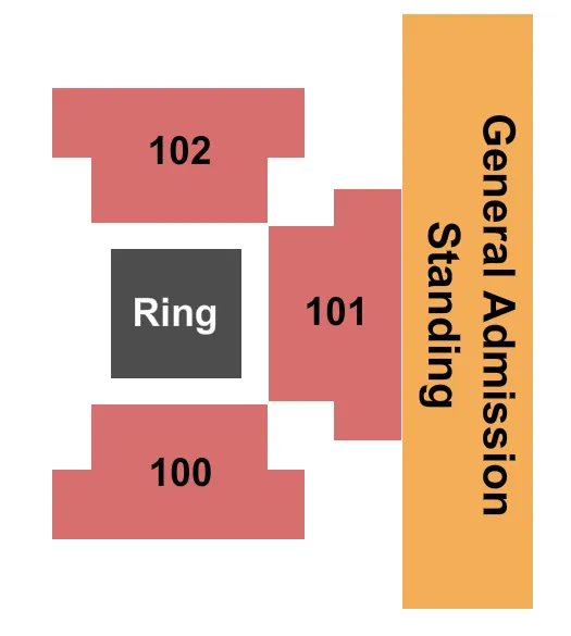 WRESTLING Seating Map Seating Chart