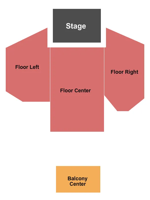 ENDSTAGE 2 Seating Map Seating Chart