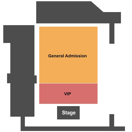 VIP GENERAL ADMISSION Seating Map Seating Chart