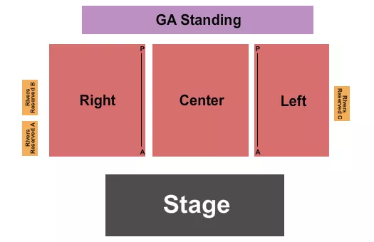 ENDSTAGE 2 Seating Map Seating Chart