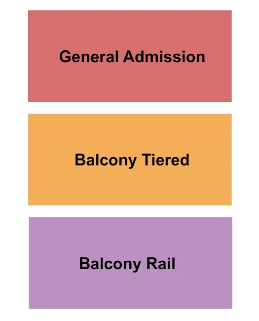 GA BALCONY TIERED RAIL Seating Map Seating Chart