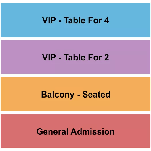 THE FORGE JOLIET GA BALC VIP TABLES 2 4 Seating Map Seating Chart