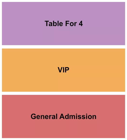 THE FORGE JOLIET GA VIP TABLE FOR 4 Seating Map Seating Chart