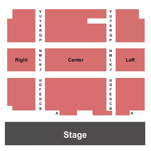 ENDSTAGE Seating Map Seating Chart