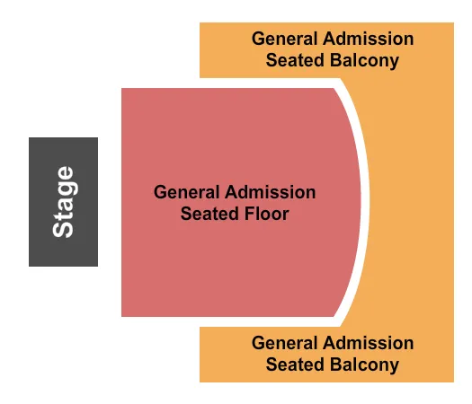 GA FLOOR GA BALCONY Seating Map Seating Chart