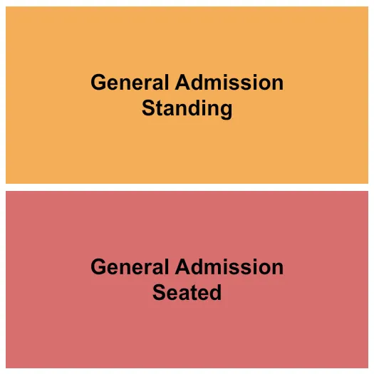 GA SEATED STANDING Seating Map Seating Chart