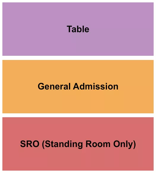 THE HAWTHORN ST LOUIS SRO GA TABLE Seating Map Seating Chart