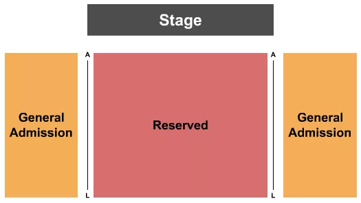 ENDSTAGE GA Seating Map Seating Chart
