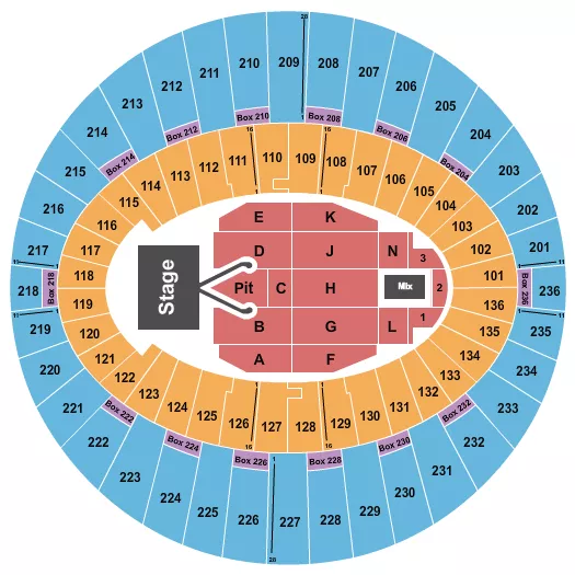CONAN GRAY Seating Map Seating Chart