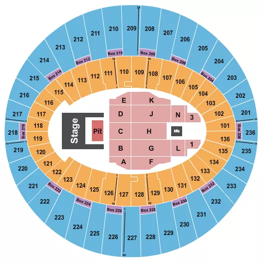 DOJA CAT Seating Map Seating Chart