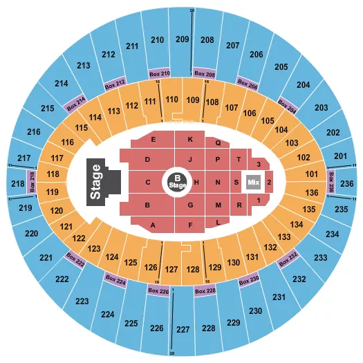 MELANIE MARTINEZ Seating Map Seating Chart