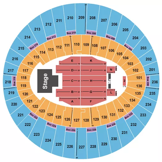 OMAR COURTZ Seating Map Seating Chart